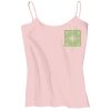 Juniors 1x1 Rib Spaghetti Strap Tank Thumbnail