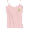 Juniors 1x1 Rib Spaghetti Strap Tank Thumbnail