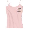 Juniors 1x1 Rib Spaghetti Strap Tank Thumbnail