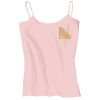 Juniors 1x1 Rib Spaghetti Strap Tank Thumbnail