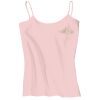 Juniors 1x1 Rib Spaghetti Strap Tank Thumbnail