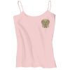 Juniors 1x1 Rib Spaghetti Strap Tank Thumbnail