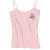 Juniors 1x1 Rib Spaghetti Strap Tank Thumbnail