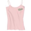 Juniors 1x1 Rib Spaghetti Strap Tank Thumbnail