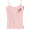 Juniors 1x1 Rib Spaghetti Strap Tank Thumbnail