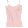 Juniors 1x1 Rib Spaghetti Strap Tank Thumbnail