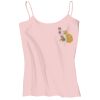 Juniors 1x1 Rib Spaghetti Strap Tank Thumbnail