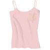 Juniors 1x1 Rib Spaghetti Strap Tank Thumbnail