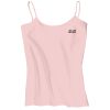 Juniors 1x1 Rib Spaghetti Strap Tank Thumbnail