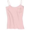 Juniors 1x1 Rib Spaghetti Strap Tank Thumbnail