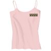 Juniors 1x1 Rib Spaghetti Strap Tank Thumbnail