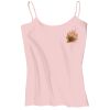 Juniors 1x1 Rib Spaghetti Strap Tank Thumbnail