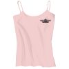 Juniors 1x1 Rib Spaghetti Strap Tank Thumbnail