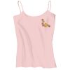 Juniors 1x1 Rib Spaghetti Strap Tank Thumbnail