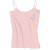Juniors 1x1 Rib Spaghetti Strap Tank Thumbnail