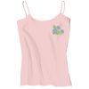 Juniors 1x1 Rib Spaghetti Strap Tank Thumbnail
