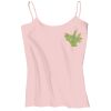 Juniors 1x1 Rib Spaghetti Strap Tank Thumbnail