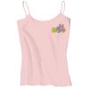 Juniors 1x1 Rib Spaghetti Strap Tank Thumbnail