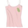 Juniors 1x1 Rib Spaghetti Strap Tank Thumbnail