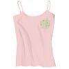 Juniors 1x1 Rib Spaghetti Strap Tank Thumbnail