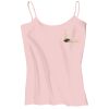 Juniors 1x1 Rib Spaghetti Strap Tank Thumbnail