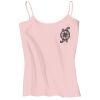 Juniors 1x1 Rib Spaghetti Strap Tank Thumbnail