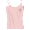 Juniors 1x1 Rib Spaghetti Strap Tank Thumbnail