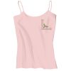 Juniors 1x1 Rib Spaghetti Strap Tank Thumbnail