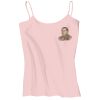 Juniors 1x1 Rib Spaghetti Strap Tank Thumbnail