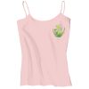 Juniors 1x1 Rib Spaghetti Strap Tank Thumbnail