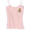 Juniors 1x1 Rib Spaghetti Strap Tank Thumbnail
