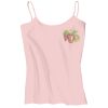 Juniors 1x1 Rib Spaghetti Strap Tank Thumbnail