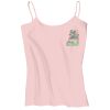 Juniors 1x1 Rib Spaghetti Strap Tank Thumbnail
