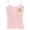 Juniors 1x1 Rib Spaghetti Strap Tank Thumbnail