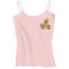 Juniors 1x1 Rib Spaghetti Strap Tank Thumbnail