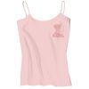 Juniors 1x1 Rib Spaghetti Strap Tank Thumbnail