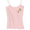 Juniors 1x1 Rib Spaghetti Strap Tank Thumbnail