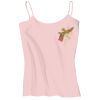 Juniors 1x1 Rib Spaghetti Strap Tank Thumbnail