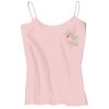 Juniors 1x1 Rib Spaghetti Strap Tank Thumbnail