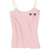 Juniors 1x1 Rib Spaghetti Strap Tank Thumbnail