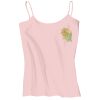 Juniors 1x1 Rib Spaghetti Strap Tank Thumbnail