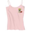 Juniors 1x1 Rib Spaghetti Strap Tank Thumbnail