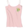 Juniors 1x1 Rib Spaghetti Strap Tank Thumbnail