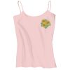 Juniors 1x1 Rib Spaghetti Strap Tank Thumbnail