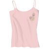 Juniors 1x1 Rib Spaghetti Strap Tank Thumbnail