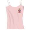 Juniors 1x1 Rib Spaghetti Strap Tank Thumbnail