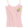 Juniors 1x1 Rib Spaghetti Strap Tank Thumbnail