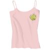 Juniors 1x1 Rib Spaghetti Strap Tank Thumbnail