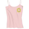 Juniors 1x1 Rib Spaghetti Strap Tank Thumbnail
