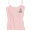 Juniors 1x1 Rib Spaghetti Strap Tank Thumbnail